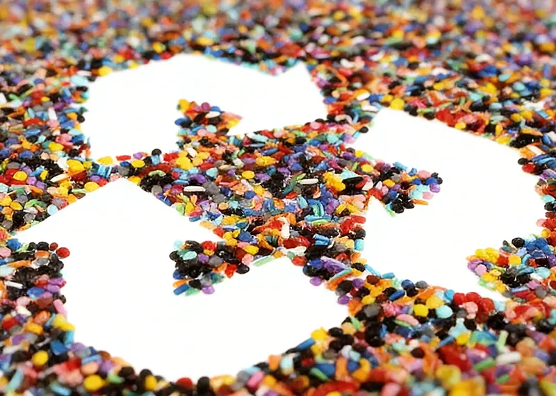 Sức mạnh của các hạt nguyên liệu thô có thể tái chế